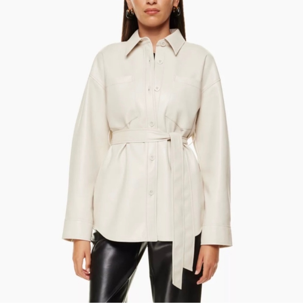 Aritzia Babaton Ava Vegan Leather Jacket